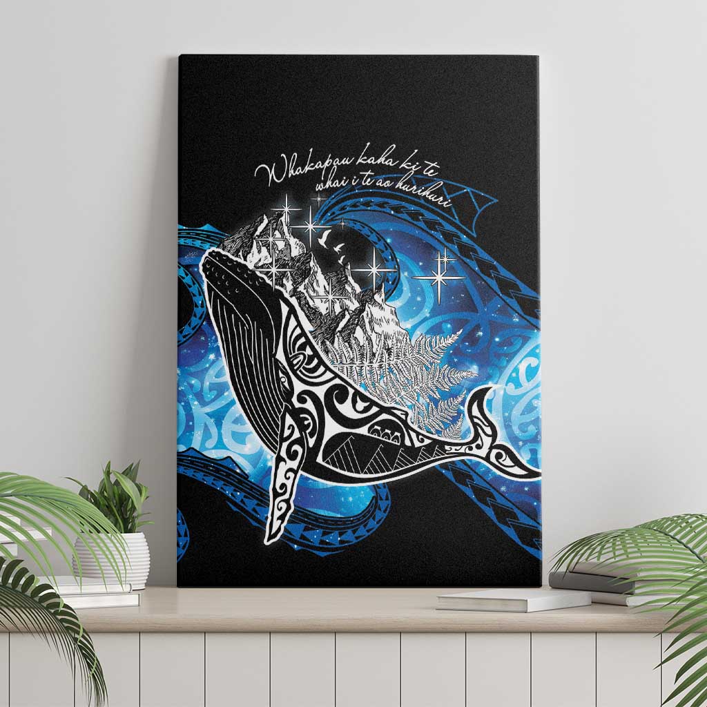 Maori Matariki Te Araroa Paikea Starry Canvas Wall Art Tangaroa Whakatauki