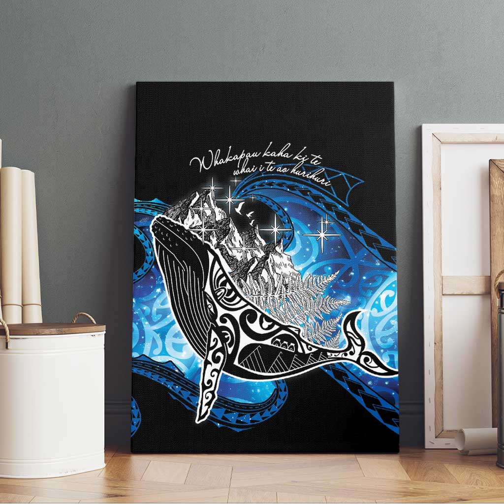 Maori Matariki Te Araroa Paikea Starry Canvas Wall Art Tangaroa Whakatauki