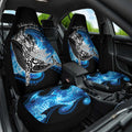 Maori Matariki Te Araroa Paikea Starry Car Seat Cover Tangaroa Whakatauki