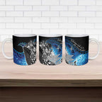 Maori Matariki Te Araroa Paikea Starry Ceramic Mug Tangaroa Whakatauki