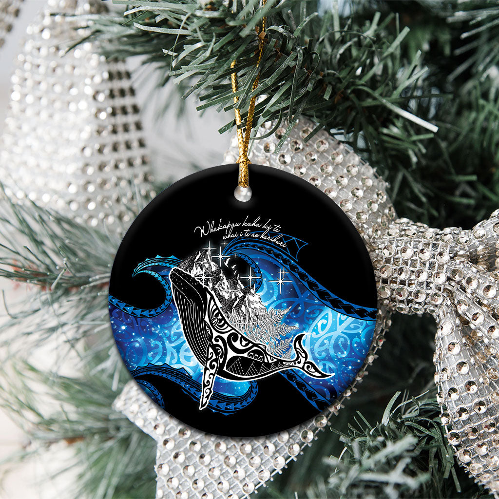 Maori Matariki Te Araroa Paikea Starry Ceramic Ornament Tangaroa Whakatauki