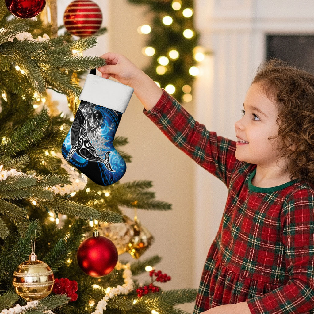 Maori Matariki Te Araroa Paikea Starry Christmas Stocking Tangaroa Whakatauki