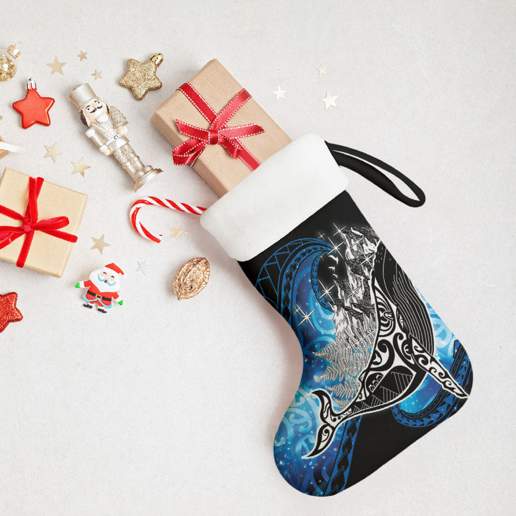 Maori Matariki Te Araroa Paikea Starry Christmas Stocking Tangaroa Whakatauki