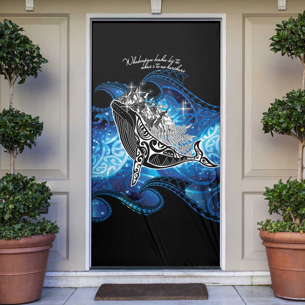 Maori Matariki Te Araroa Paikea Starry Door Cover Tangaroa Whakatauki