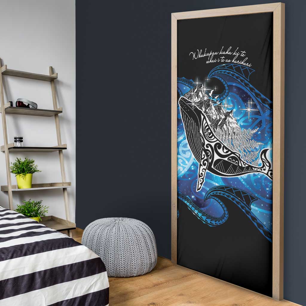 Maori Matariki Te Araroa Paikea Starry Door Cover Tangaroa Whakatauki