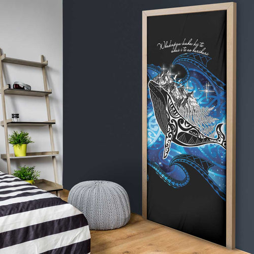 Maori Matariki Te Araroa Paikea Starry Door Cover Tangaroa Whakatauki