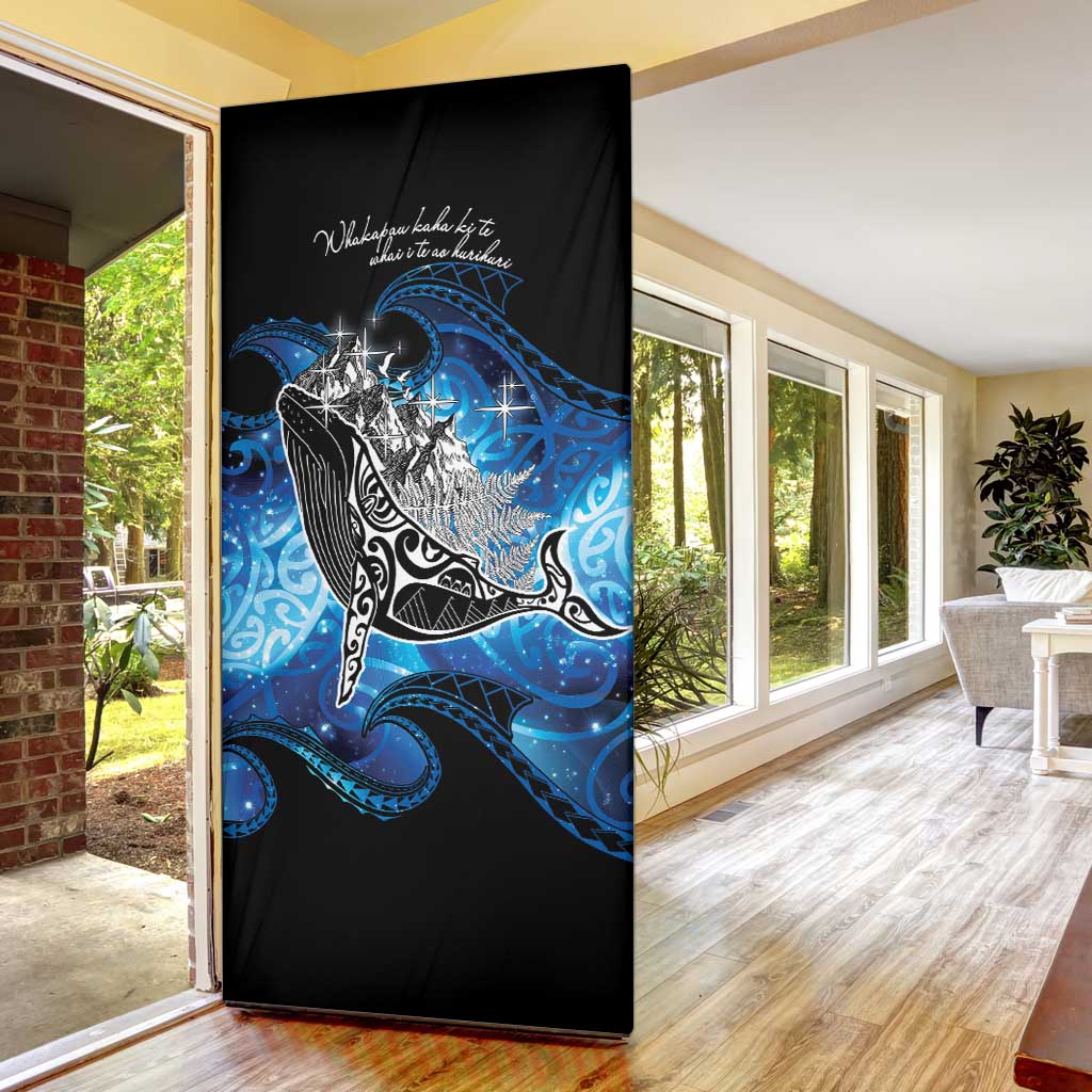 Maori Matariki Te Araroa Paikea Starry Door Cover Tangaroa Whakatauki