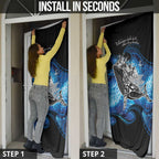 Maori Matariki Te Araroa Paikea Starry Door Cover Tangaroa Whakatauki