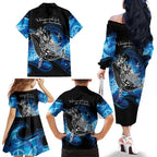 Maori Matariki Te Araroa Paikea Starry Family Matching Off The Shoulder Long Sleeve Dress and Hawaiian Shirt Tangaroa Whakatauki