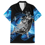 Maori Matariki Te Araroa Paikea Starry Family Matching Short Sleeve Bodycon Dress and Hawaiian Shirt Tangaroa Whakatauki