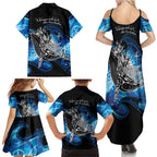 Maori Matariki Te Araroa Paikea Starry Family Matching Summer Maxi Dress and Hawaiian Shirt Tangaroa Whakatauki
