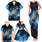 Maori Matariki Te Araroa Paikea Starry Family Matching Tank Maxi Dress and Hawaiian Shirt Tangaroa Whakatauki