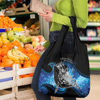 Maori Matariki Te Araroa Paikea Starry Grocery Bag Tangaroa Whakatauki