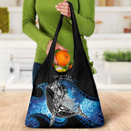 Maori Matariki Te Araroa Paikea Starry Grocery Bag Tangaroa Whakatauki