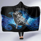 Maori Matariki Te Araroa Paikea Starry Hooded Blanket Tangaroa Whakatauki