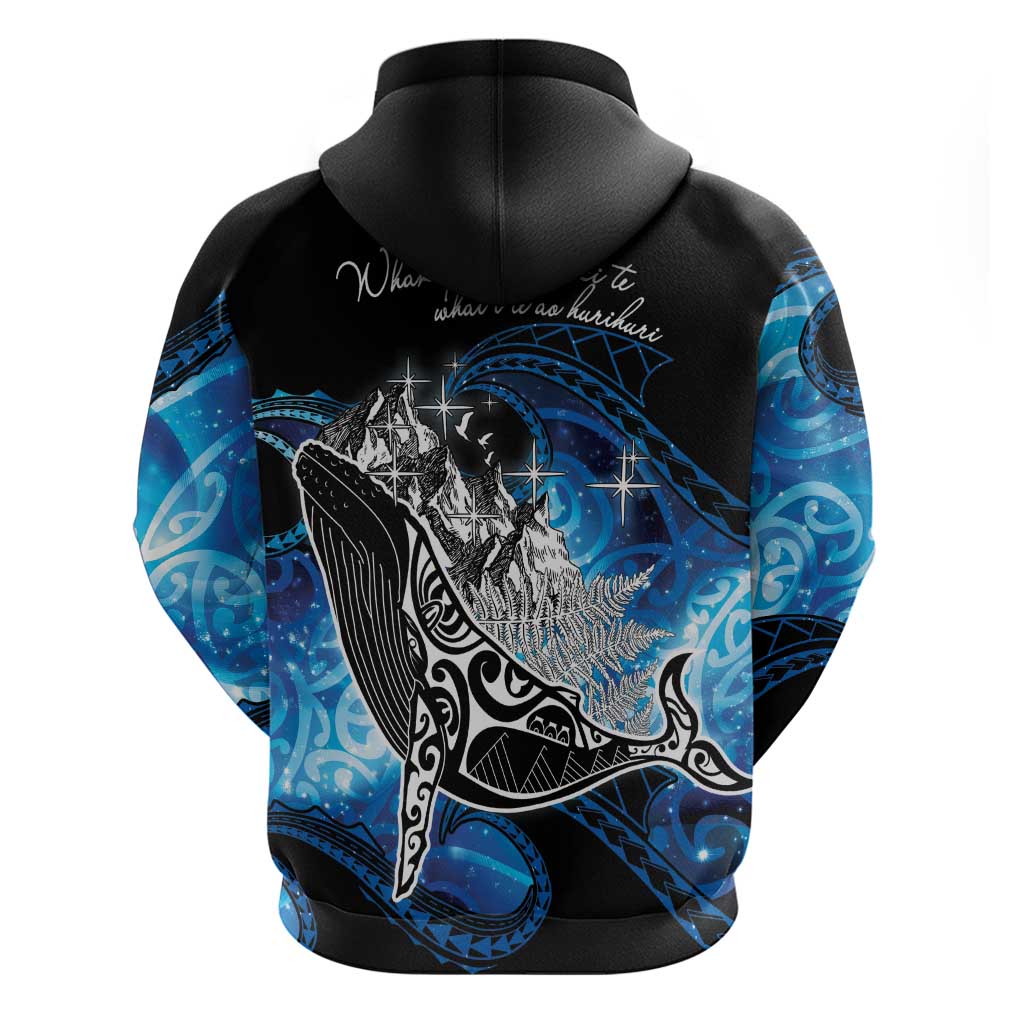 Maori Matariki Te Araroa Paikea Starry Hoodie Tangaroa Whakatauki