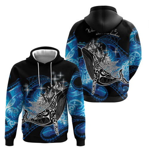 Maori Matariki Te Araroa Paikea Starry Hoodie Tangaroa Whakatauki