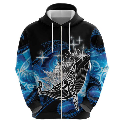 Maori Matariki Te Araroa Paikea Starry Hoodie Tangaroa Whakatauki