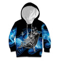 Maori Matariki Te Araroa Paikea Starry Kid Hoodie Tangaroa Whakatauki