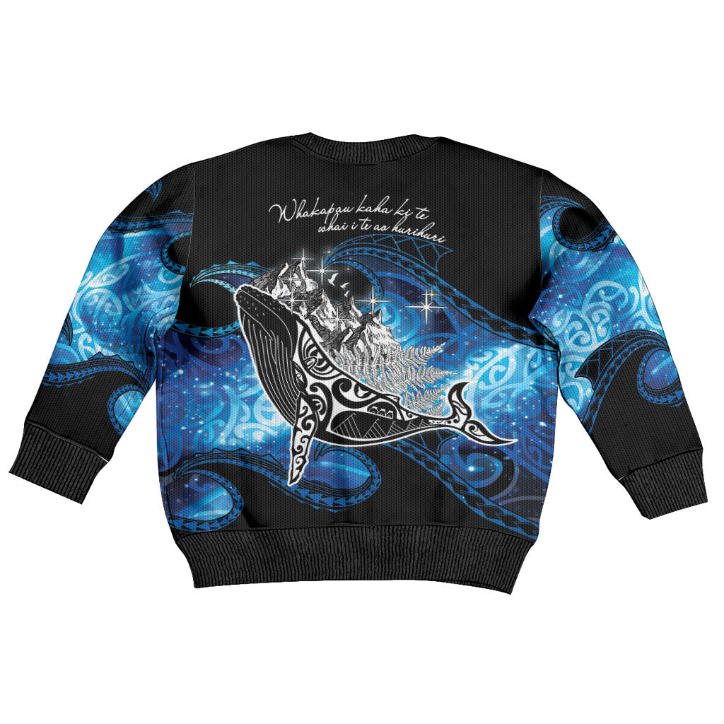 Maori Matariki Te Araroa Paikea Starry Kid Ugly Christmas Sweater Tangaroa Whakatauki
