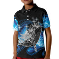 Maori Matariki Te Araroa Paikea Starry Kid Polo Shirt Tangaroa Whakatauki