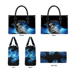 Maori Matariki Te Araroa Paikea Starry Leather Bag Tangaroa Whakatauki