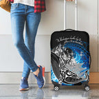 Maori Matariki Te Araroa Paikea Starry Luggage Cover Tangaroa Whakatauki