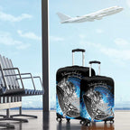 Maori Matariki Te Araroa Paikea Starry Luggage Cover Tangaroa Whakatauki