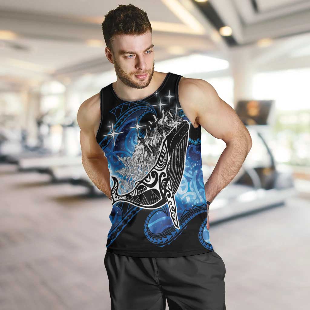 Maori Matariki Te Araroa Paikea Starry Men Tank Top Tangaroa Whakatauki