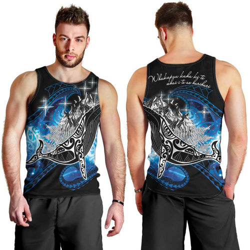 Maori Matariki Te Araroa Paikea Starry Men Tank Top Tangaroa Whakatauki