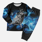 Maori Matariki Te Araroa Paikea Starry Christmas Pajama Set Tangaroa Whakatauki