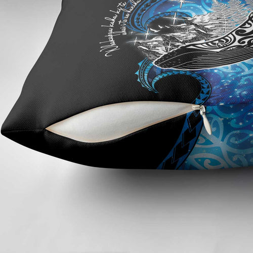 Maori Matariki Te Araroa Paikea Starry Pillow Cover Tangaroa Whakatauki