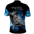 Maori Matariki Te Araroa Paikea Starry Polo Shirt Tangaroa Whakatauki