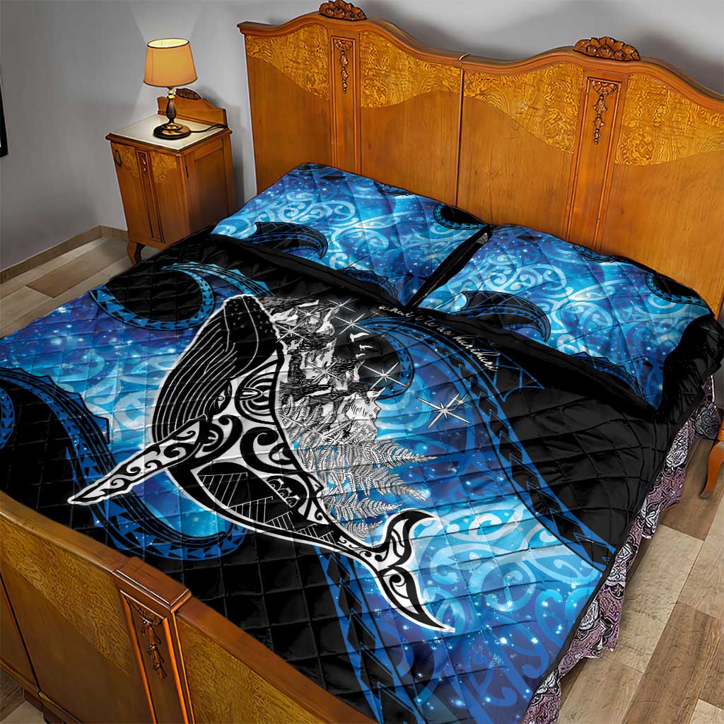 Maori Matariki Te Araroa Paikea Starry Quilt Bed Set Tangaroa Whakatauki