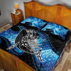 Maori Matariki Te Araroa Paikea Starry Quilt Bed Set Tangaroa Whakatauki