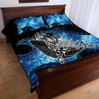 Maori Matariki Te Araroa Paikea Starry Quilt Bed Set Tangaroa Whakatauki