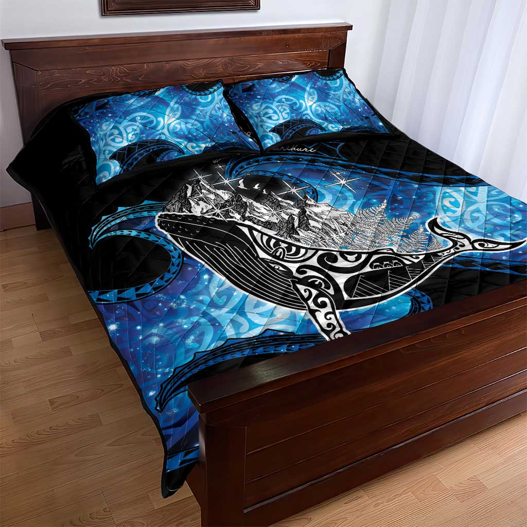 Maori Matariki Te Araroa Paikea Starry Quilt Bed Set Tangaroa Whakatauki