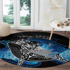 Maori Matariki Te Araroa Paikea Starry Round Carpet Tangaroa Whakatauki