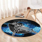 Maori Matariki Te Araroa Paikea Starry Round Carpet Tangaroa Whakatauki