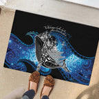 Maori Matariki Te Araroa Paikea Starry Rubber Doormat Tangaroa Whakatauki