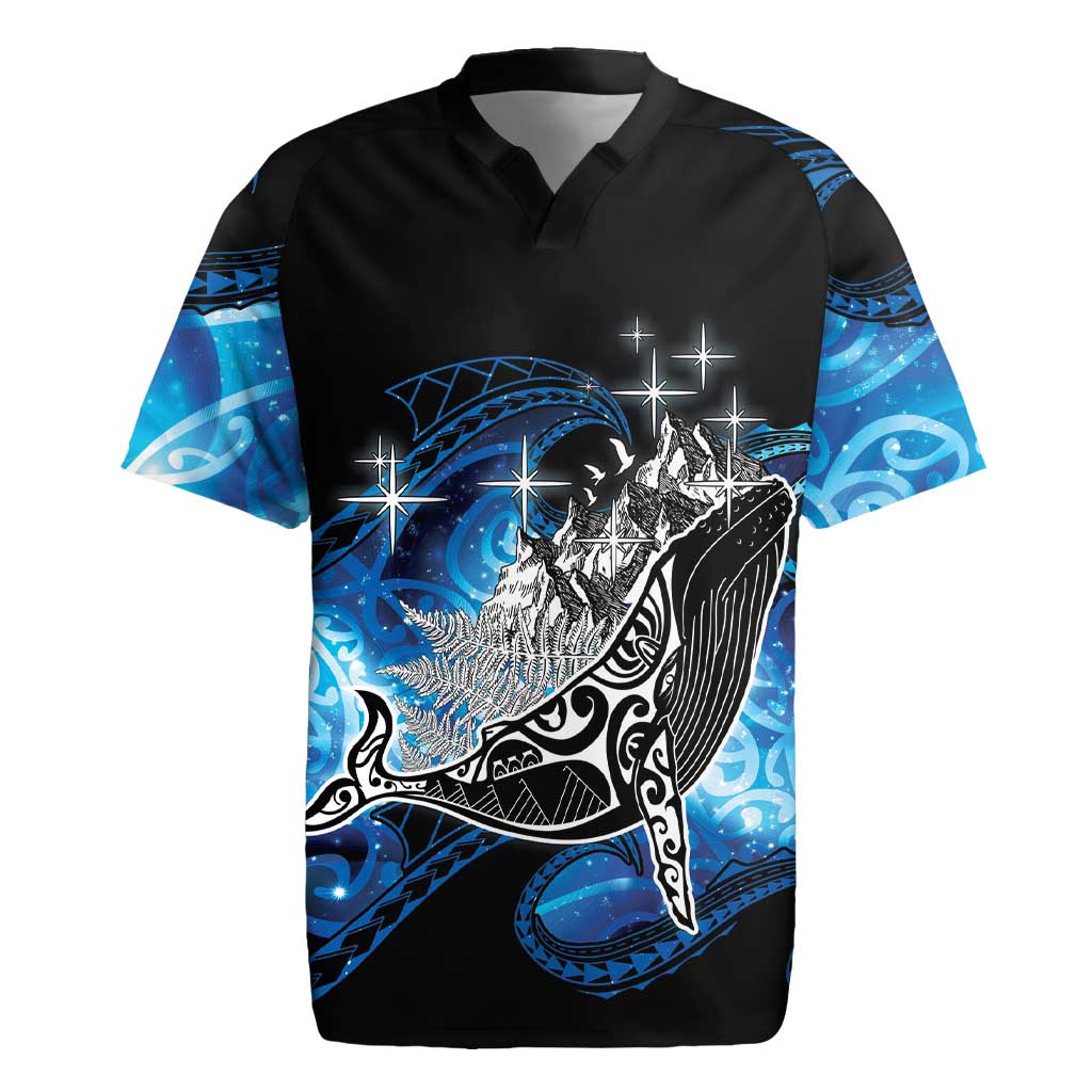 Maori Matariki Te Araroa Paikea Starry Rugby Jersey Tangaroa Whakatauki