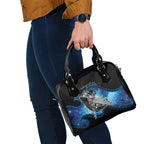 Maori Matariki Te Araroa Paikea Starry Shoulder Handbag Tangaroa Whakatauki