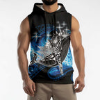 Maori Matariki Te Araroa Paikea Starry Sleeveless Hoodie Tangaroa Whakatauki