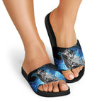 Maori Matariki Te Araroa Paikea Starry Slide Sandals Tangaroa Whakatauki