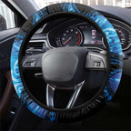 Maori Matariki Te Araroa Paikea Starry Steering Wheel Cover Tangaroa Whakatauki