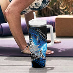 Maori Matariki Te Araroa Paikea Starry Tumbler With Handle Tangaroa Whakatauki