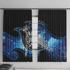 Maori Matariki Te Araroa Paikea Starry Window Curtain Tangaroa Whakatauki