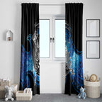 Maori Matariki Te Araroa Paikea Starry Window Curtain Tangaroa Whakatauki