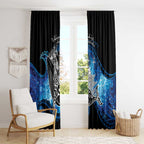 Maori Matariki Te Araroa Paikea Starry Window Curtain Tangaroa Whakatauki