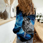 Maori Matariki Te Araroa Paikea Starry Women Casual Shirt Tangaroa Whakatauki
